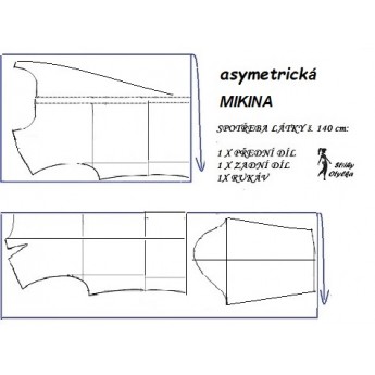 n&aacute;vod &Scaron;IT&Iacute;: asymetrick&aacute; mikina