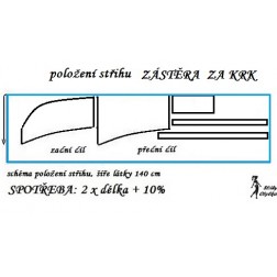n&aacute;vod &Scaron;IT&Iacute;: z&aacute;stěra za krk č. 0711-11 