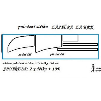 n&aacute;vod &Scaron;IT&Iacute;: z&aacute;stěra za krk č. 0711-11 