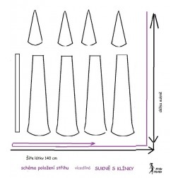 n&aacute;vod &Scaron;IT&Iacute;: sukně tulip&aacute;nov&aacute; v&iacute;ced&iacute;ln&aacute; s kl&iacute;ny