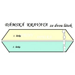 n&aacute;vod &Scaron;IT&Iacute;: kravata podle střihu č. 830 a č. 952