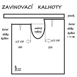 n&aacute;vod &Scaron;IT&Iacute;: Zavinovac&iacute; kalhoty